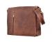 Men's Vintage Genuine Crazy Horse Real Leather Shoulder Bag Waist bag Purse